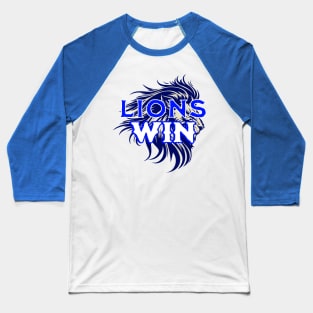 LIONS WIN Baseball T-Shirt